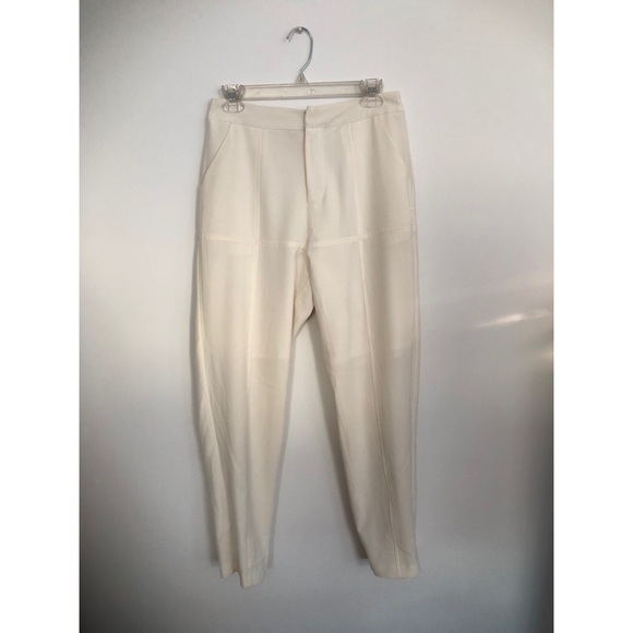 J.O.A. Pants - J.O.A. Panel White Pant J.O.A. Pants - J.O.A. Panel White Pant